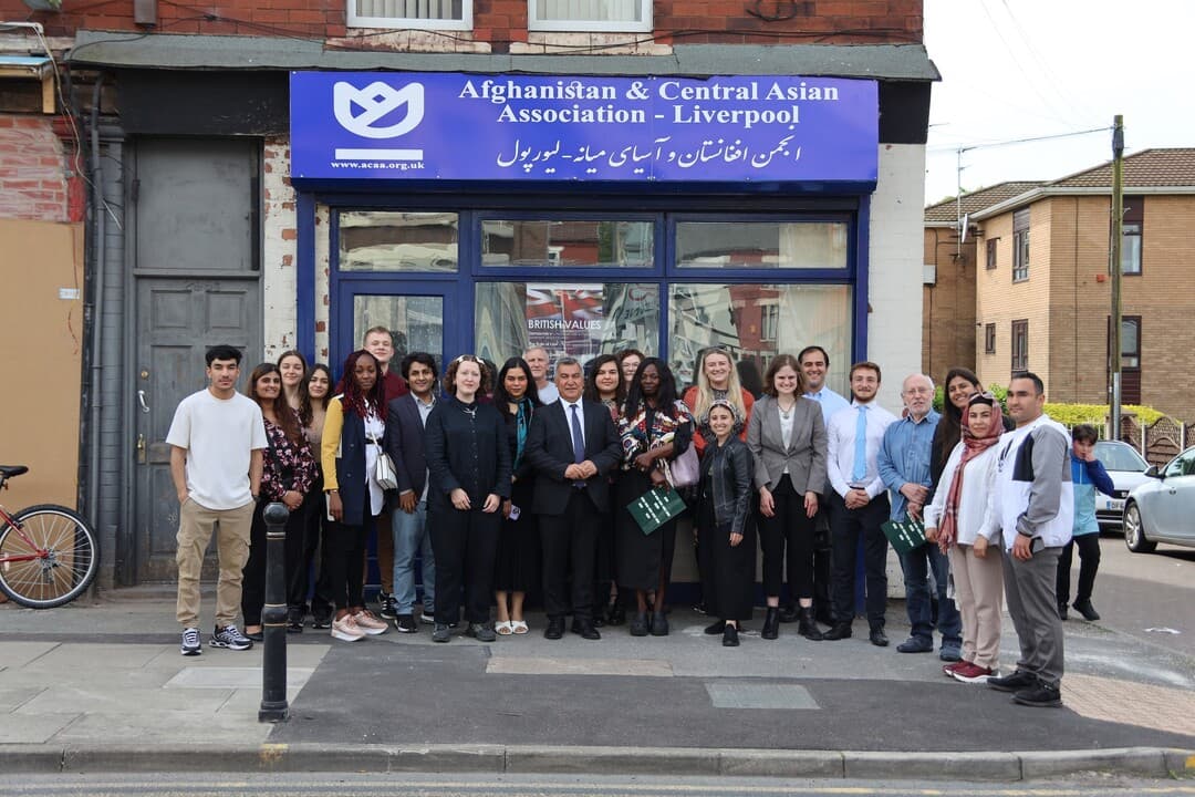 Exterior or interior of Liverpool Afghan Charity Shop